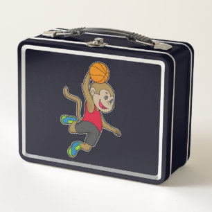 Lunch Box Joueur de basket-ball singe