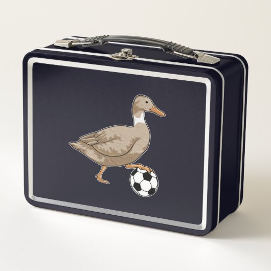 Lunch Box Joueur de football canard (Devant)