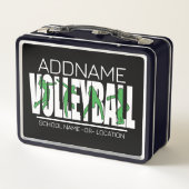 Lunch Box Joueur de l'équipe de volleyball AJOUTER LE NOM DE (Dos)