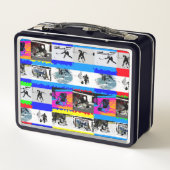 Lunch Box Joueurs de hockey sur glace (Dos)