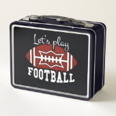 Lunch Box Jouons au football (Dos)