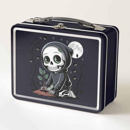 Lunch Box Jour des terres squelette (Devant)