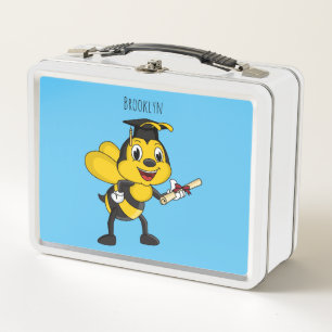 Lunch Box Joyeuse remise de diplômes d'abeille de dessin ani