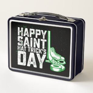 Lunch Box Joyeuse Saint Hat Trick Day de hockey sur glace St