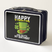 Lunch Box Joyeuse Saint-Patrick et oui c'est mon anniversair (Devant)