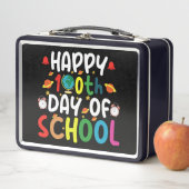 Lunch Box Joyeux 100e jour d'école Enseignant Élève (En situation)