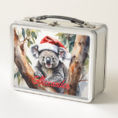 Lunch Box Joyeux Aussie Noël Koala ours (Devant)