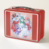 Lunch Box Joyeux bonhomme de neige (Dos)