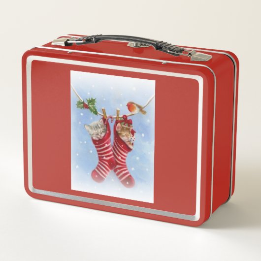 Lunch Box Joyeux chat (Dos)