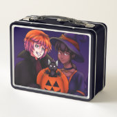Lunch Box Joyeux costumes d'Halloween (Dos)