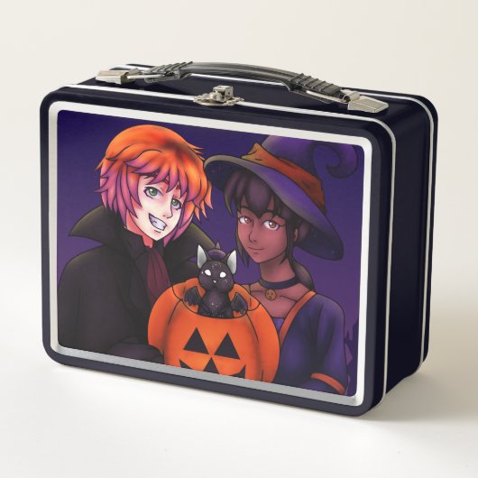 Lunch Box Joyeux costumes d'Halloween (Devant)