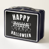 LUNCH BOX JOYEUX HALLOWEEN SQUELETTES DANSEURS (Devant)