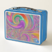 Lunch Box Joyeux Jour de naissance Multicolor Design (Dos)