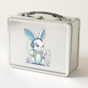 Lunch Box Joyeux Jour de Pâques Oeuf Bunny Funny Joueur Garç