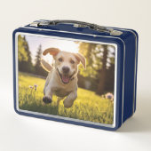 Lunch Box Joyeux Labrador Puppy Running (Dos)