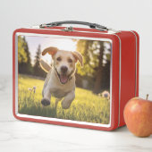 Lunch Box Joyeux Labrador Puppy Running (En situation)