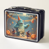Lunch Box Joyeux Monster Halloween Party pour enfants (Dos)