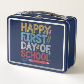 Lunch Box Joyeux premier jour d'école Retour à l'école  (Devant)