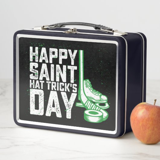 Lunch Box Joyeux Saint Casquette Trick's Day St patrick de h (En situation)
