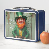 Lunch Box Joyeux Saint Patrick's Day Leprechaun (En situation)