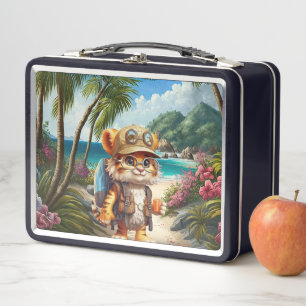 Lunch Box Joyeux Tiger Cub avec sac à dos et jus