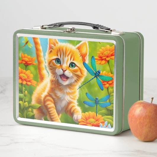 Lunch Box Joyous Kitten (En situation)