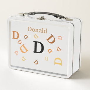 Lunch Box - Jumged Letters in Oranje
