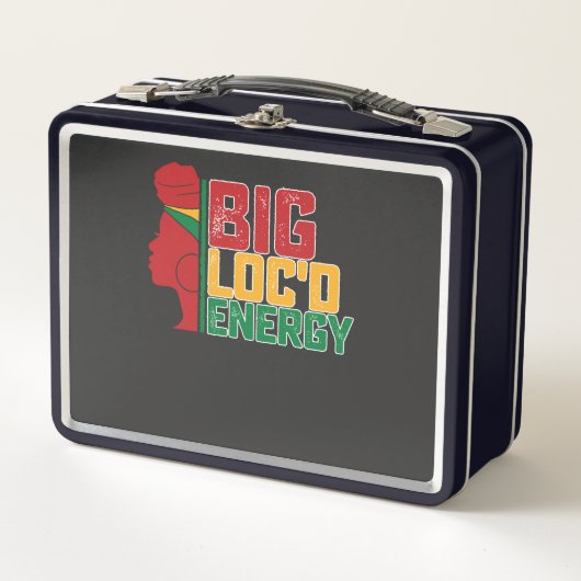 Lunch Box Junetten Big Loc'd Energy Black Freedom (Devant)