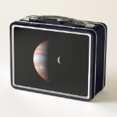 Lunch Box Jupiter Géant Gaz Planète & Io Galilée Lune (Dos)
