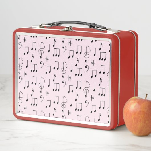Lunch Box Just Noté Rose (En situation)
