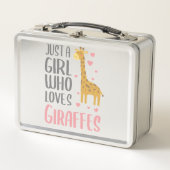 Lunch Box Juste une fille qui aime Giraffes Cadeau Sweat - s (Devant)