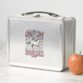Lunch Box Juste une fille qui aime les chevaux dessin vector (En situation)