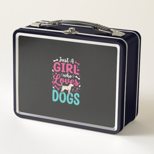 Lunch Box Juste Une Fille Qui Aime Les Chiens (Devant)
