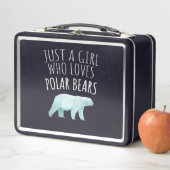 Lunch Box Juste Une Fille Qui Aime L'Ours Polaire (En situation)