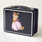 Lunch Box Kangaroo comme mariée avec robe Mariage (Devant)