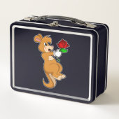 Lunch Box Kangaroo with Flower (Devant)