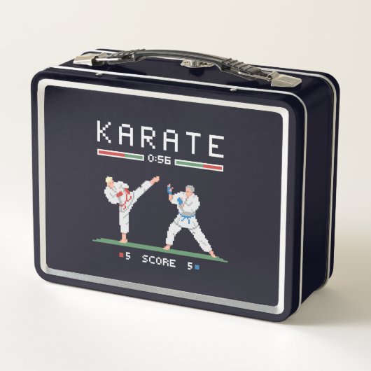 Lunch Box Karaté Pixel Art (Dos)