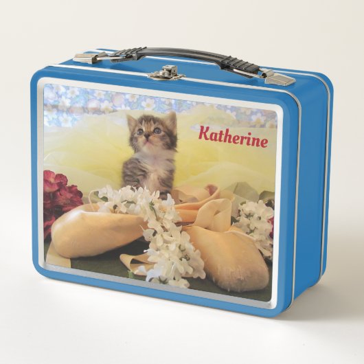 Lunch Box Kate le chat personnalisé Ballerina (Devant)