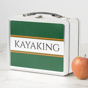 Lunch Box KAYAKING Forest Vert Blanc Orange Rouge