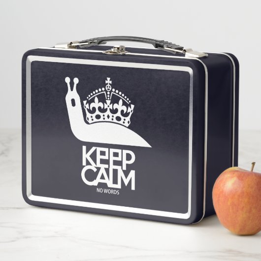 LUNCH BOX KEEP CALM NO WORDS BY MASANSER (En situation)