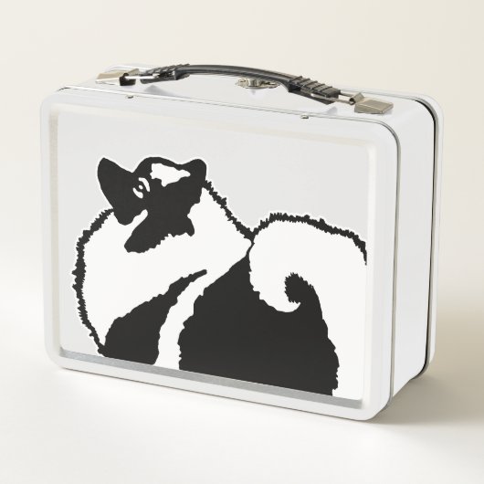 Lunch Box Keeshond Graphics - Cute Original Chig Art (Dos)