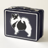Lunch Box Keeshond Graphics - Cute Original Chig Art (Dos)