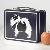 Lunch Box Keeshond Graphics - Cute Original Chig Art (En situation)