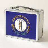 Lunch Box Kentucky : Drapeau d'État américain du Commonwealt (Dos)