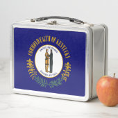 Lunch Box Kentucky : Drapeau d'État américain du Commonwealt (En situation)