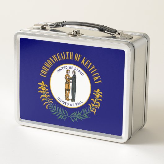 Lunch Box Kentucky : Drapeau d'État américain du Commonwealt (Devant)