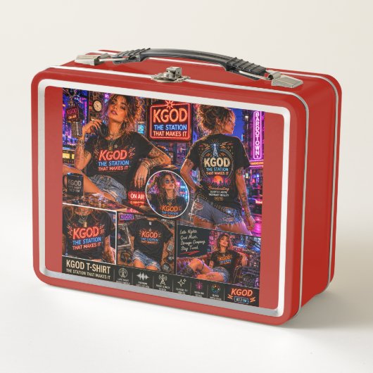 Lunch Box KGOD Radio Late Night (Devant)