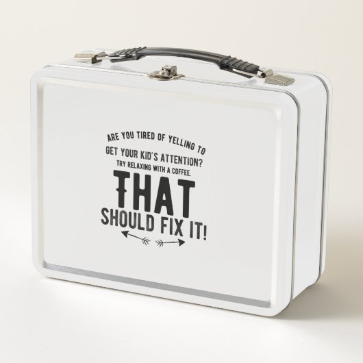 Lunch Box Kids attention funny toxits (Devant)