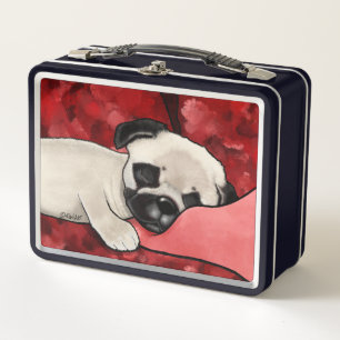 Lunch Box KiniArt Pug endormi