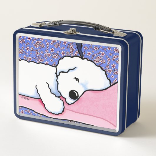 Lunch Box KiniArt Sleepy Bichon (Devant)